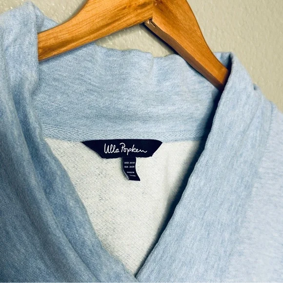 Ulla Popken oversized blue sweater plus size anchor detail 3x - Picture 3 of 7